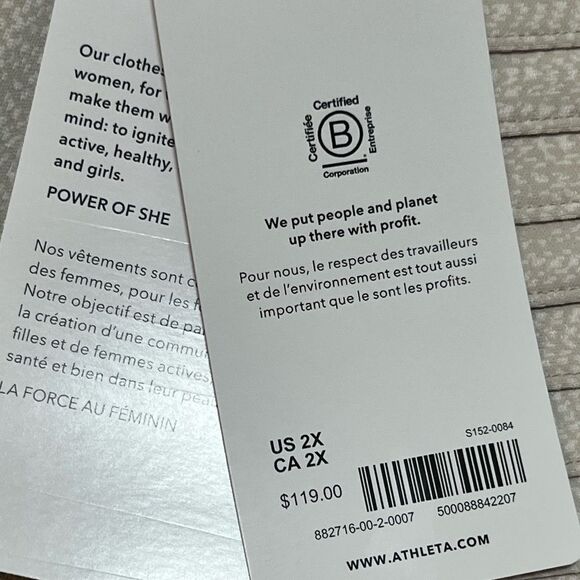 NWT Athleta Delaney Textured Moro Tights - Picture 4 of 11